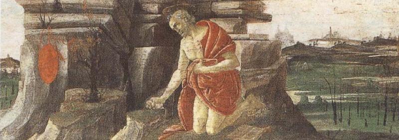 Sandro Botticelli St Jerome in Penitence china oil painting image